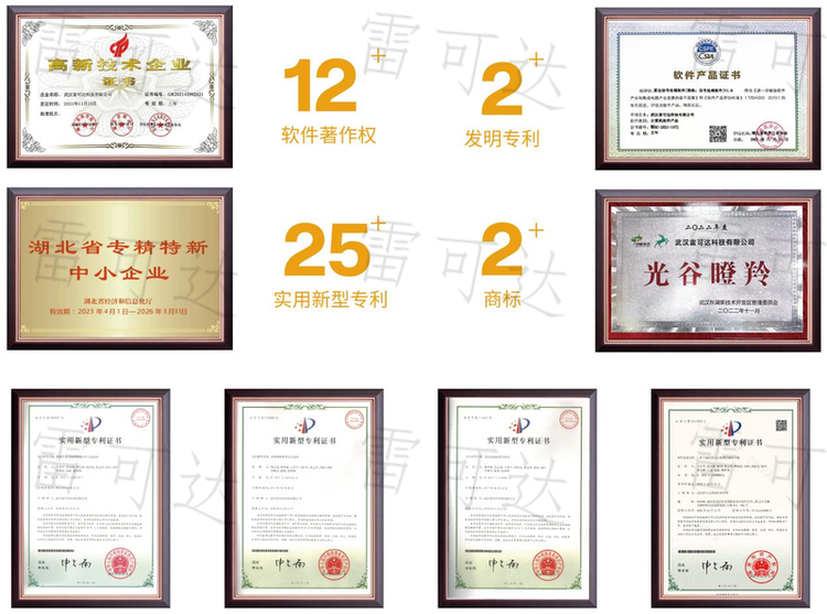 武汉雷可达企业荣誉